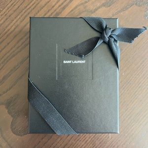 YSL Saint Laurent Card Holder Box & Dust Bag (Empty)